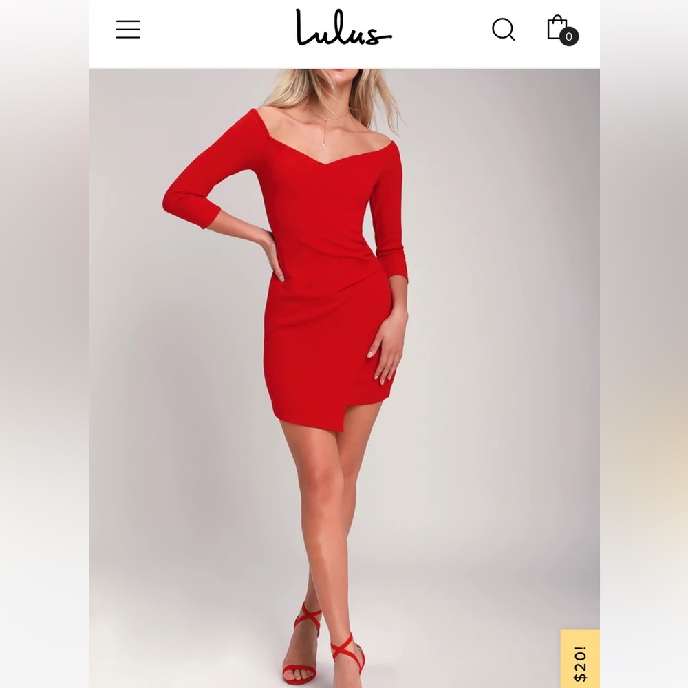 Baby Be Mine Lulu’s Bodycon Dress, totally SOLD OUT online for months NEVER WORN
